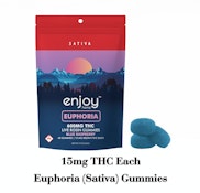 Enjoy Hemp: Live Rosin Sativa Euphoric 600 mg Delta 9 Gummies (40 count)