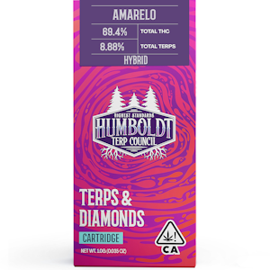 HUMBOLDT TERP COUNCIL - Humboldt Terp Council - 1g Live Resin Vape Cart - Amarelo