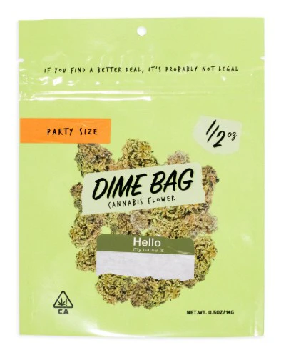 Dime Bag - DIME BAG: Canal St. RNTZ 14g - Sungrown Flower (H) Main Image