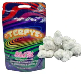 Terpys - TERPYS: Punch Popz Diamond, Crumble & Terpene Infused Flower 3.5g (H) Main Image