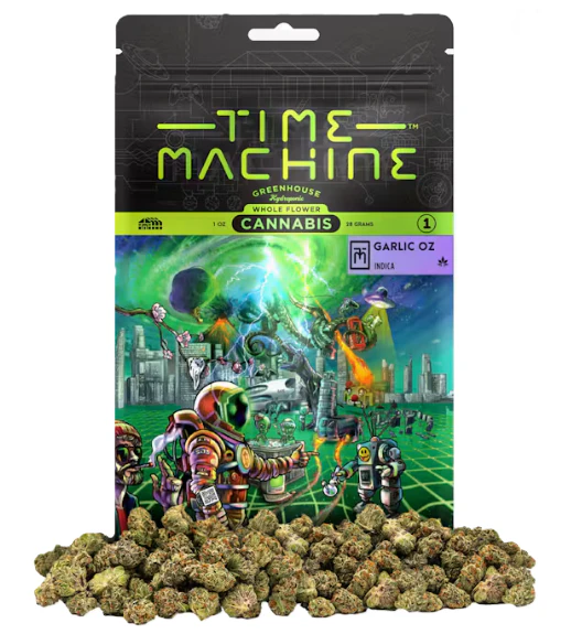 Time Machine - TIME MACHINE: Garlic OZ 28g - Greenhouse Smalls (I) Main Image