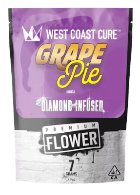 West Coast Cure - WEST COAST CURE: Grape Pie 7g Diamond Infused Premium Flower (I) Main Image