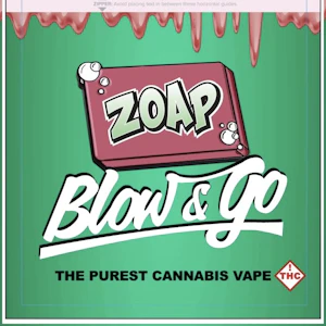 Prime Cannabis - Blow & Go - Zoap (hybrid/indica ) - Disposable Vape - 1G