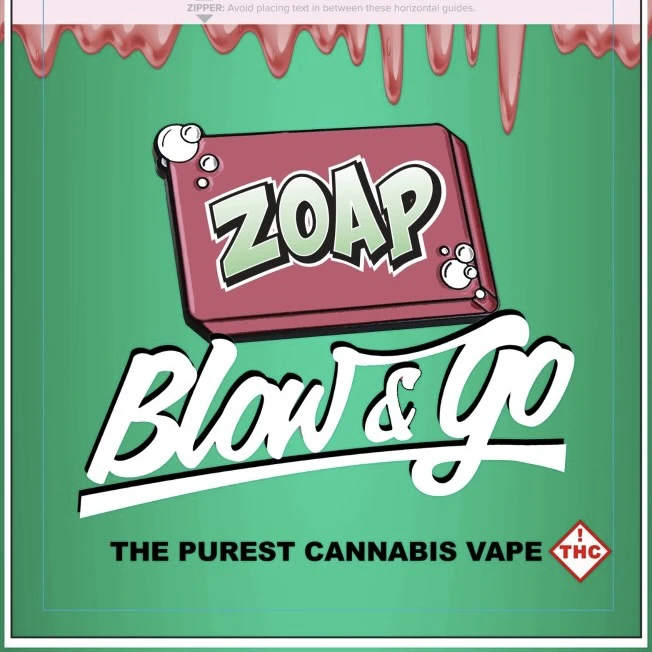 Prime Cannabis - Blow & Go - Zoap (hybrid/indica ) - Disposable Vape - 1G Main Image