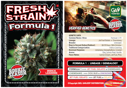 Fresh Strain - Formula 1 - 3.5g (IH) - Fresh Strain