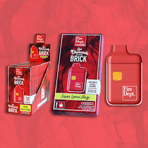 Fire Dept. Cannabis - Super Lemon Haze, Live Resin, Disposable, 1g