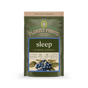 FLORIST FARMS - Sleep: Blueberry | Gummies | 20mg 2pk | Florist Farms