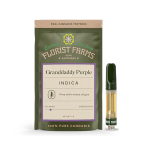 Florist Farms - Florist Farms - Grand Daddy Purp - 1g - Cartridge