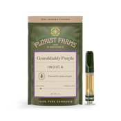 Florist Farms - Granddaddy Purple -1g - 86% THC - Cartridge 
