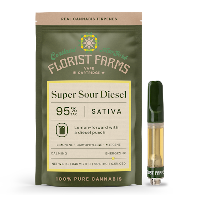 Florist Farms - Super Sour Diesel - 90% - 1.0g - Vape Cartridge
