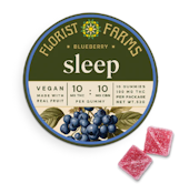 Sleep: Blueberry | 10mg THC | Gummies | 10 Pieces | Florist Farms