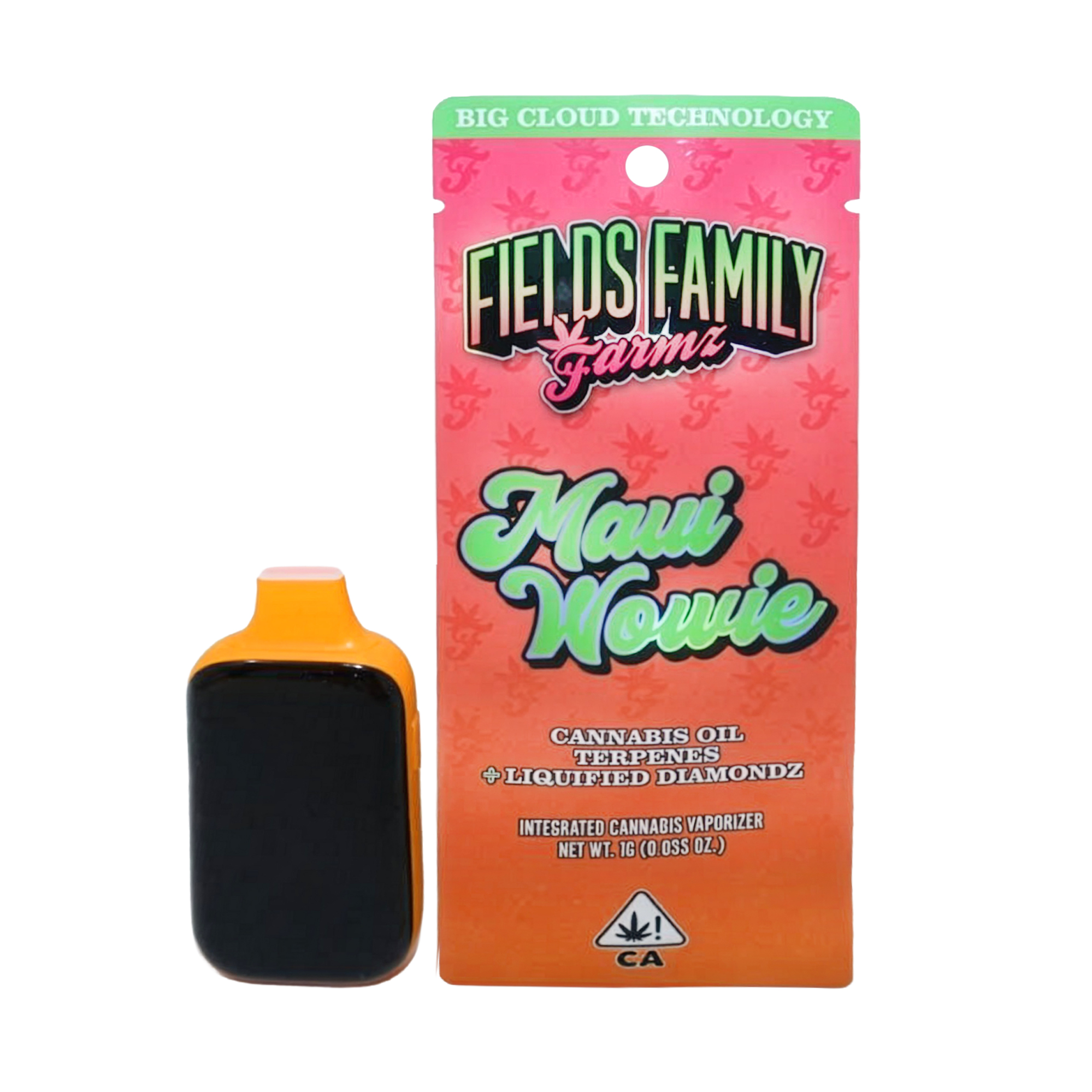 Fields Family Farmz Maui Wowie Liquified Diamondz All-In One Vape 1.0g