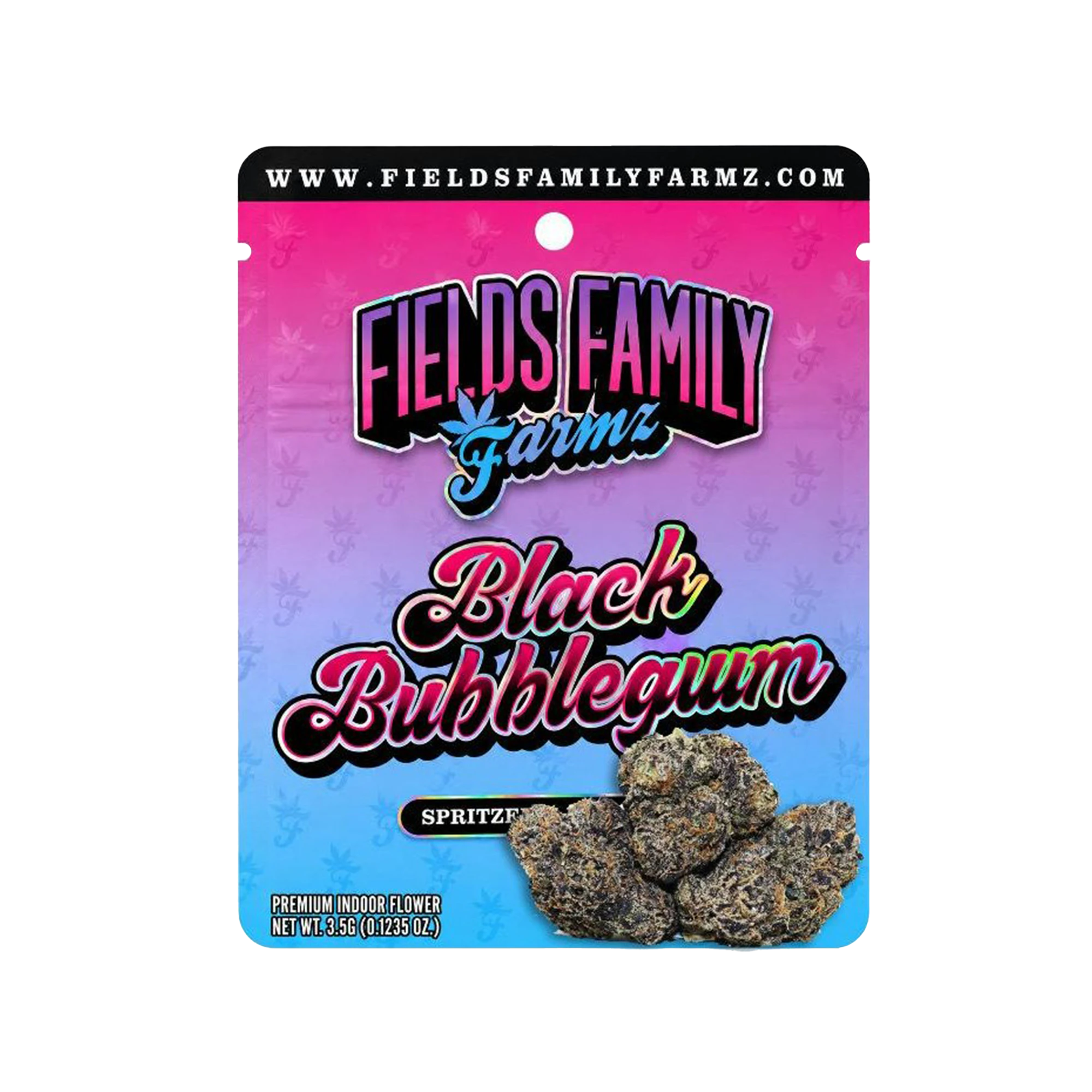 Fields Family Farmz - Field Family - 3.5g Indoor Flower (Black Bubblegum-Indica) Main Image