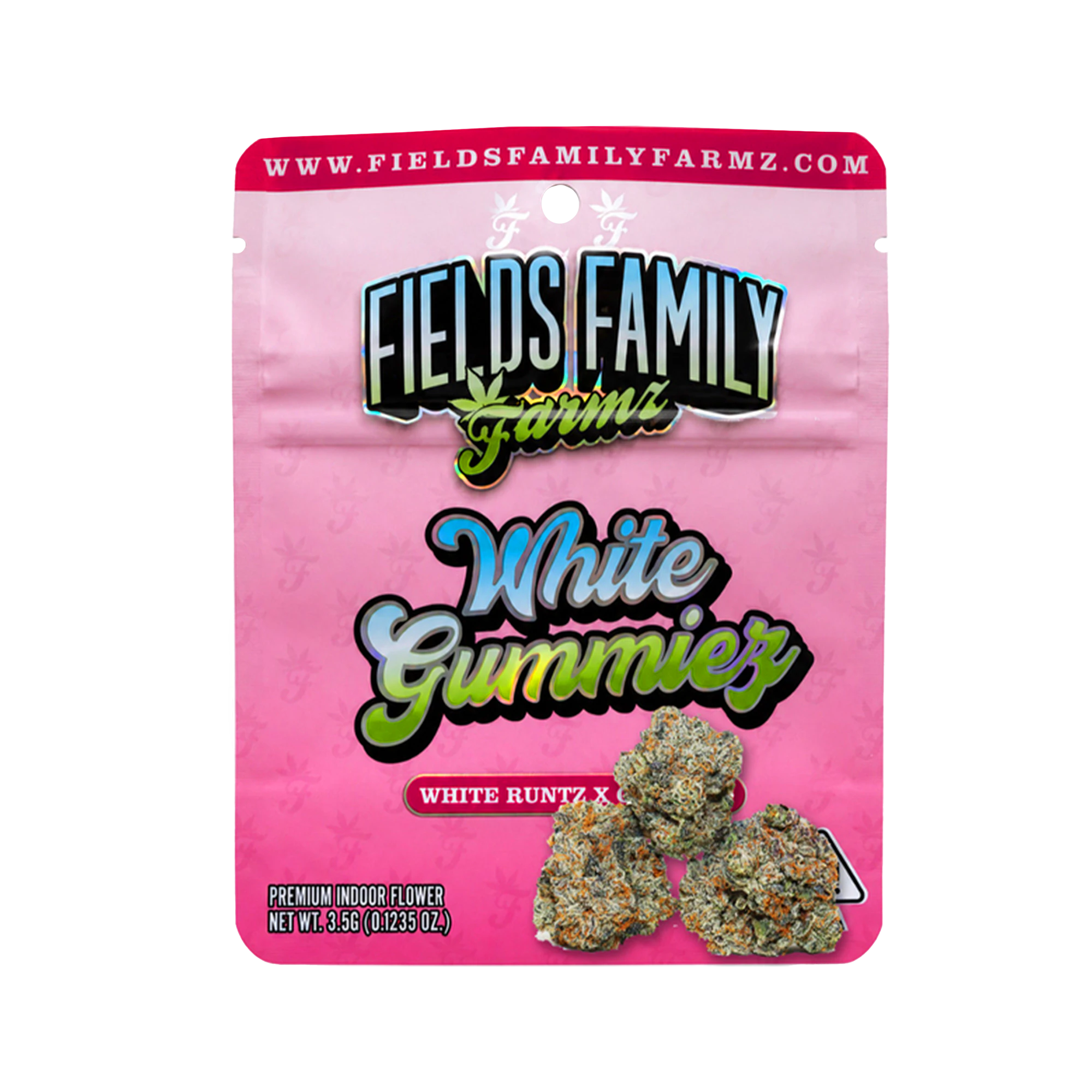Fields Family Farmz - Field Family - 3.5g Indoor Flower (White Gummiez-Indica) Main Image