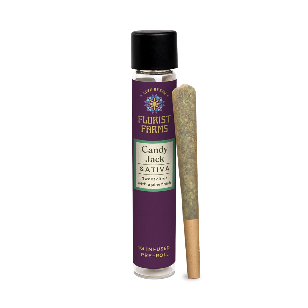 Florist Farms - Florist Farms - Candy Jack - Live Resin & Diamond Infused - 1g - Preroll  Main Image