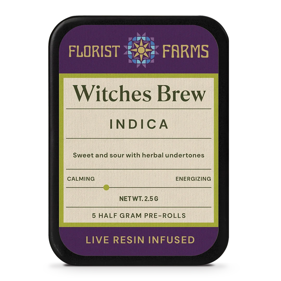 Florist Farms - Florist Farms - Witches Brew - 5pk Live Resin Infused Prerolls Main Image