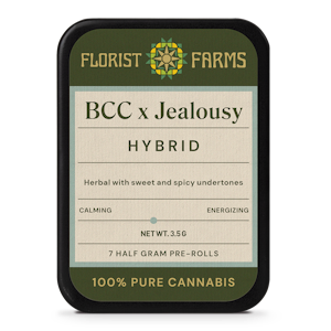 FLORIST FARMS - BCC X Jealousy | Preroll | 7pk | 0.5g