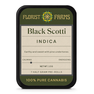FLORIST FARMS - Black Scotti | 1/2 Gram Joints | 7pk