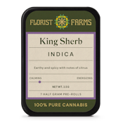 King Sherbet pre-roll | .5g, 7pack