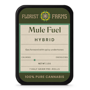 FLORIST FARMS - Mule Fuel | Pre-rolls | 0.5g 7-pack | Florist Farms