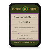 Permanent Marker pre-rolls | .5g, 7 pack