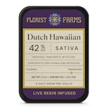 Florist Farms - Infused Live Resin Dutch Hawaiian - 5 pack - Preroll