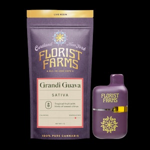 FLORIST FARMS - FLORIST FARMS | Grandi Guava | 1G Live Resin AIO