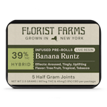 Florist Farms - Infused Live Resin Banana Runtz - 5 pack - Preroll