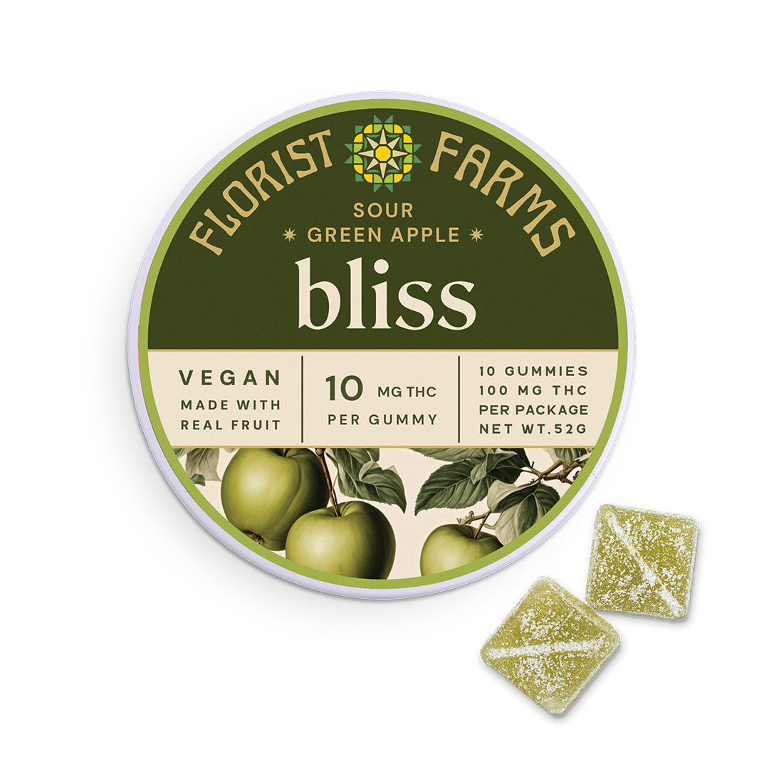 Sour Green Apple (Bliss) - 100mg Edible
