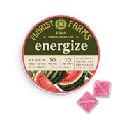 Florist Farms - Sour Watermelon (Vegan) - Energize - 100mg - Edible