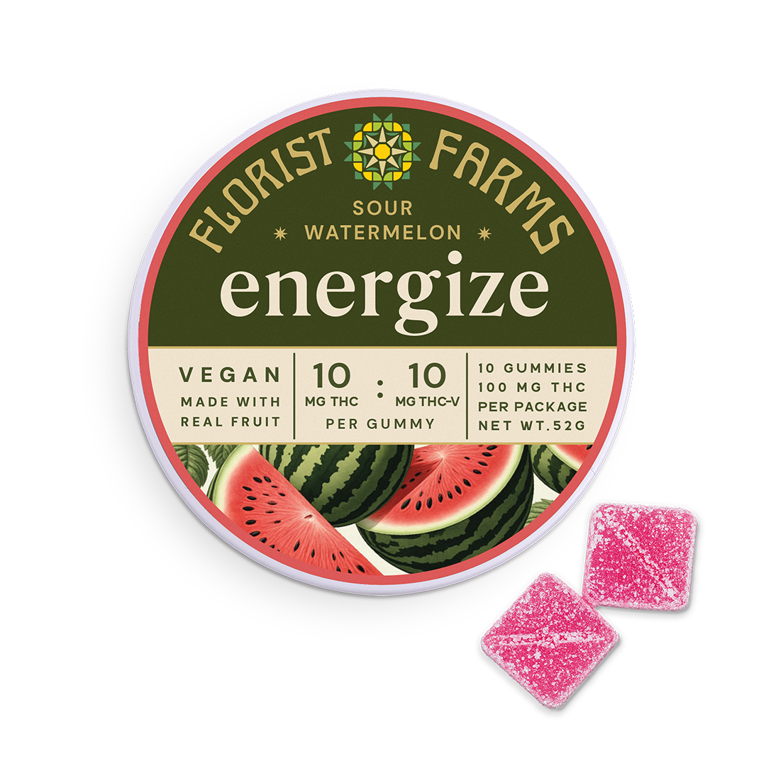 Sour Watermelon (Energize) - 100mg Edible