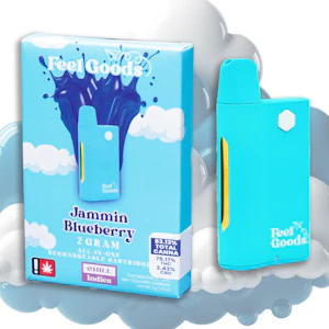 FEEL GOODS - Jammin' Blueberry, Distillate, Disposable, 2g