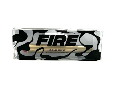 DOOBIE NIGHTS - FIRE | Gold Joint Rechargeable Vaporizer Battery
