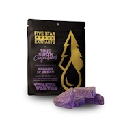 Berries and Cream 200mg Cured Badder Gummies (4x50mg) - FIVE STAR EXTRACTS