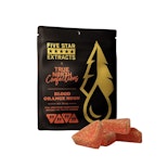 Blood Orange Moon 200mg Cured Badder Gummies (4x50mg) - FIVE STAR EXTRACTS