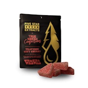 Traverse City Cherry 200mg Cured Badder Gummies (4x50mg) - FIVE STAR EXTRACTS