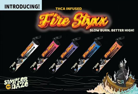 GLORIOUS CANNABIS - Glorious Cannabis Co. - Fire Styxx 1g Infused Pre-Roll - Green Fury