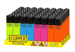 Fluorescent Large Clipper Lighter  