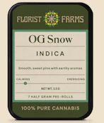 OG Snow pre-rolls | .5g, 7pk