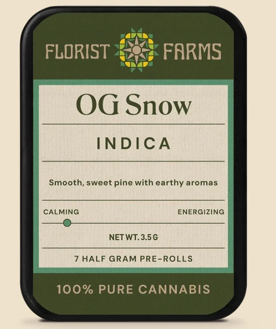 Florist Farms - OG Snow pre-rolls | .5g, 7pk Main Image