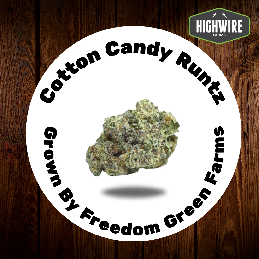FREEDOM GREEN FARMS - Cotton Candy Runtz 1/8th Main Image