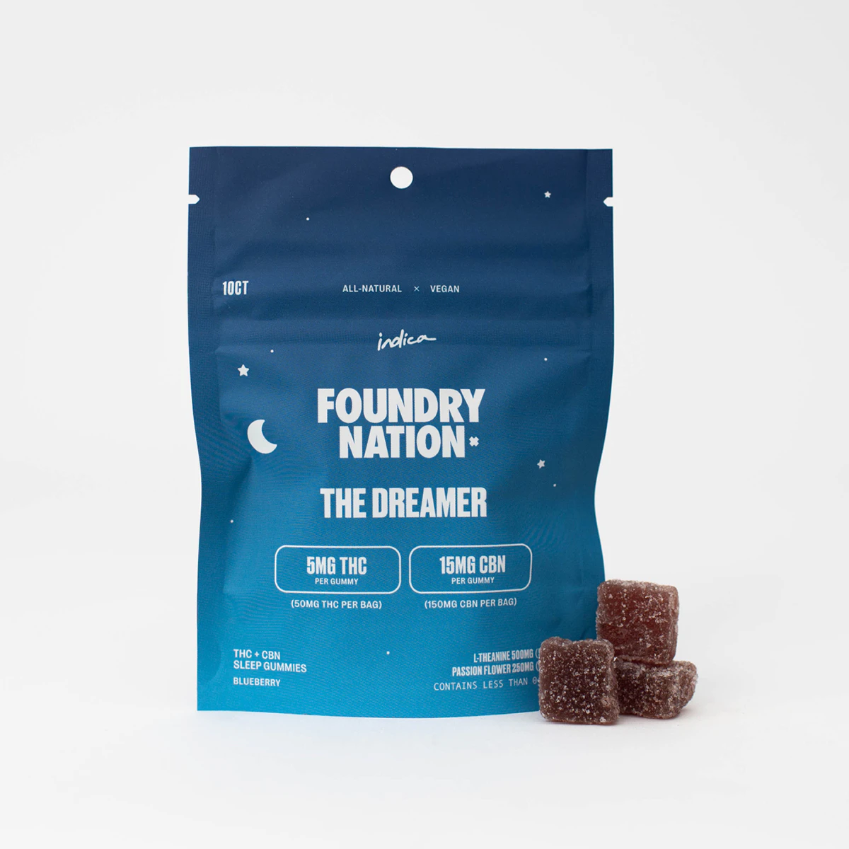 Foundry Nation - Foundry's Nation - Gummies THC + CBN (Indica) 10ct Main Image