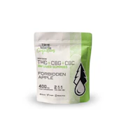Forbidden Apple 2:1:1 THC:CBG:CBC 200mg Gummies (5x40mg) - TRUE NORTH COLLECTIVE
