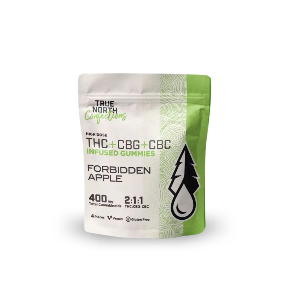 True North Collective MI - Forbidden Apple 2:1:1 THC:CBG:CBC 200mg Gummies (5x40mg) - TRUE NORTH COLLECTIVE Main Image