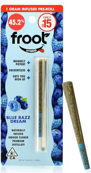 Infused Preroll - Blue Razz Dream - 1G