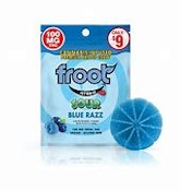 FROOT - Sour Blue Razz CTD Gummies 100mg