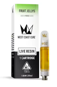 West Coast Cure - West Coast Cure - Cartridge - Fruit Jellys - Live Resin - 1G