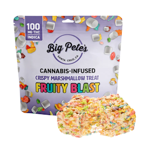 BIG PETES - FRUITY BLAST MARSHMALLOW TREAT - 100MG