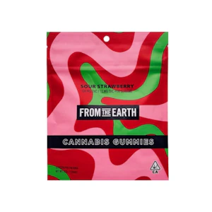 FROM THE EARTH - SOUR STRAWBERRY 100MG - FROM THE EARTH