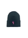 HWCC-Black with Pink Fist Beanie - Non-cannabis